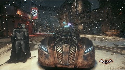 Batman: Arkham Asylum BATMOBILE Free Roam Gameplay!