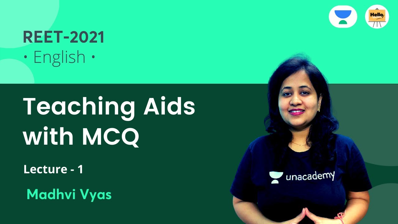 Teaching Aids with MCQ REET 2021 English Hello Teachers