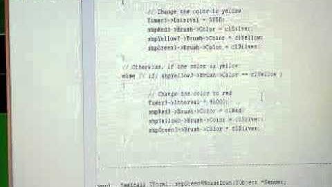 TRAFFIC LIGHT CODING USING BORLAND C++