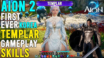 AION 2 Templar Gameplay Fresh Footages | TANK | Korea