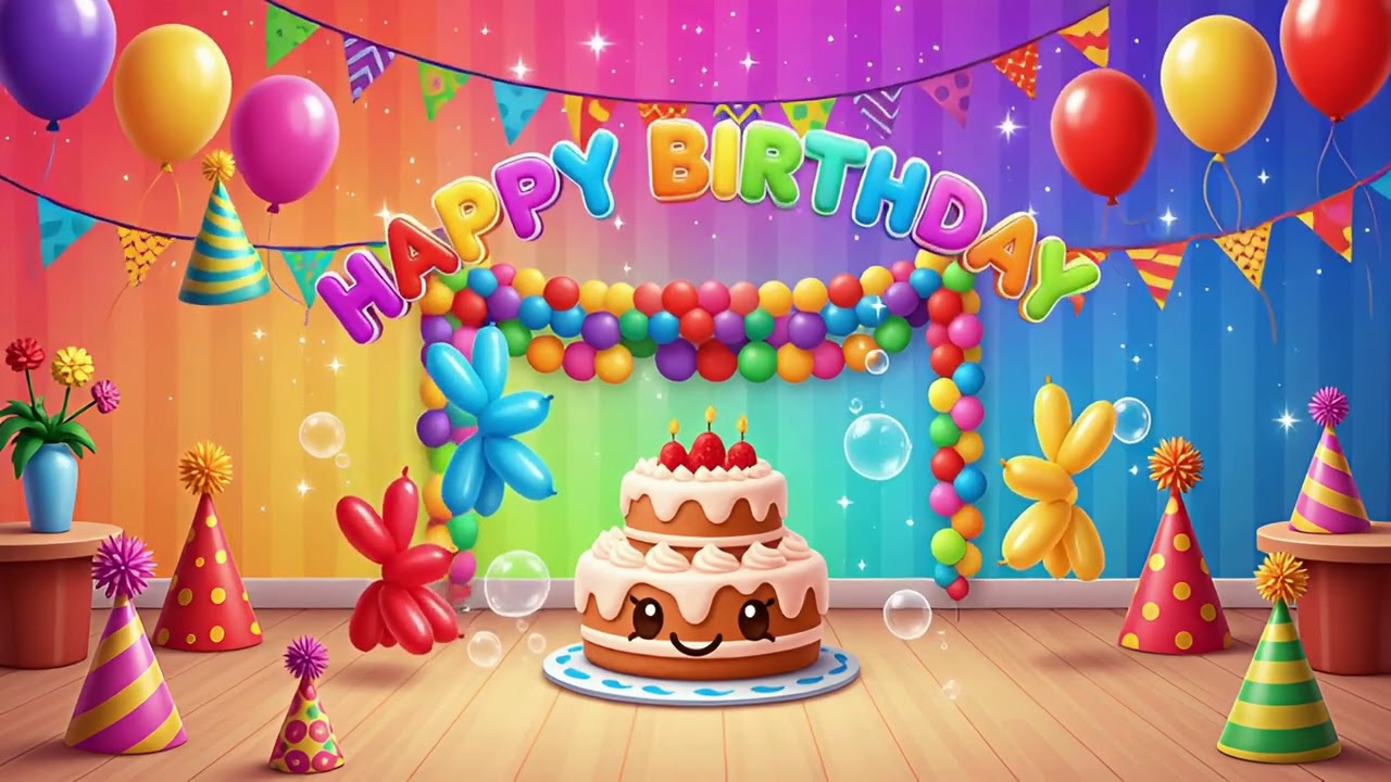 Happy Birthday Song (No Copyright Instrumental) 🎵