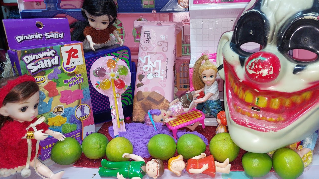 رؤي والرمال البنفسجيه_عائلة عمر_جنه ورؤي_مامتي دكتورة_العاب بنات