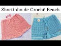 SHORT DE CROCHÊ Para PRAIA