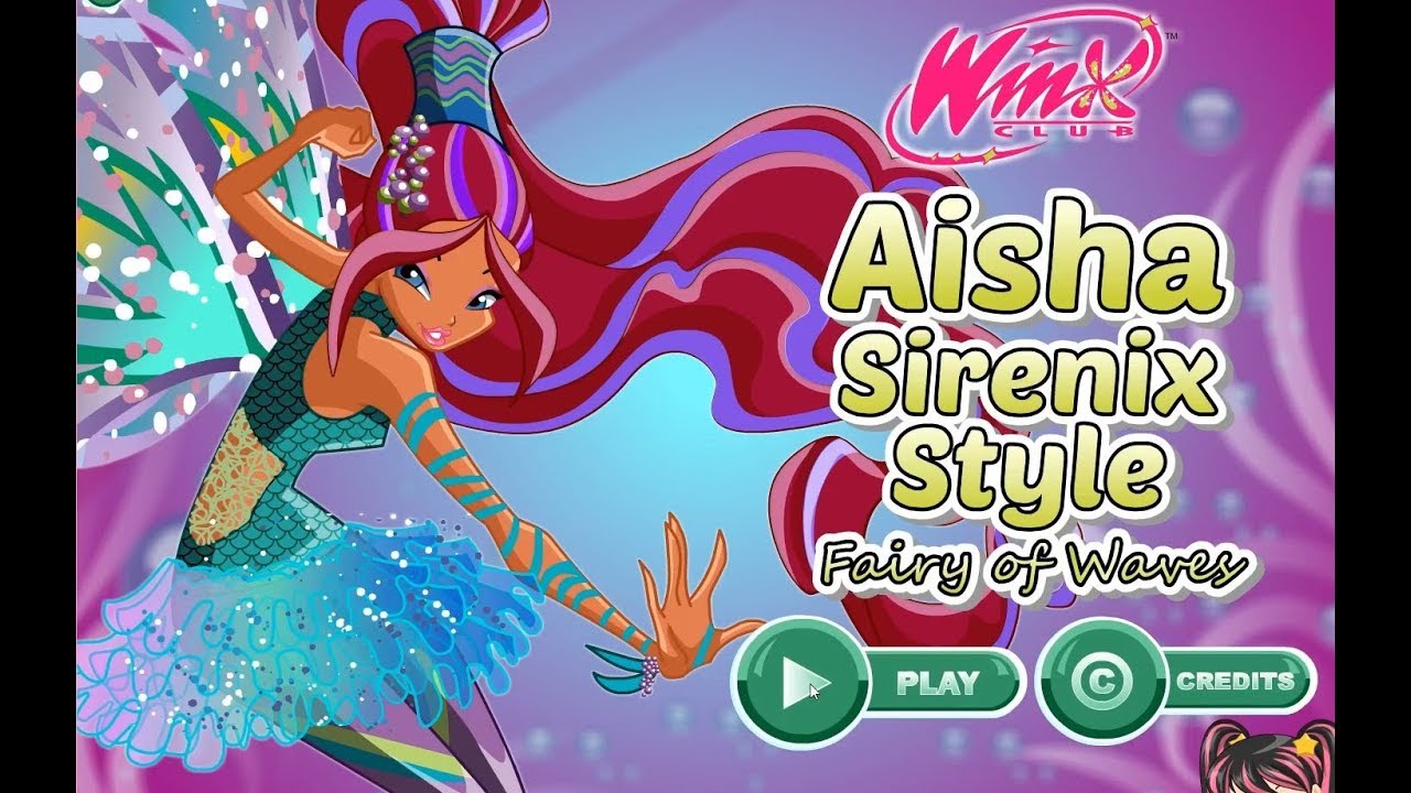 Winx Club Aisha Layla Sirenix Style Dress Up Game for
