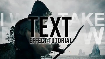 Text Effect | Sony Vegas Tutorial #6