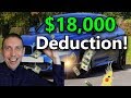 Vehicle Tax Deductions (Writing off a Vehicle for business Using Section 179 Depreciation)