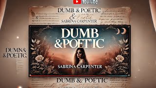 "cover Sabrina Carpenter - Dumb & Poetic (Official Lyric Video) | A Sharp-Witted Indie Pop Anthem"**