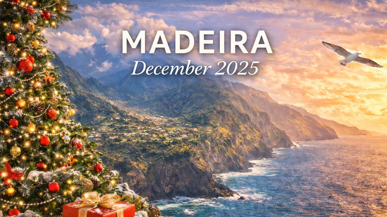 MADEIRA December 2025 | Scenic Walking Tour of Madeira Island 4K