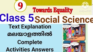 Class 5 Social Science Unit 9 Towards Equality Text Explanation Activities|Class 5 SS Unit 9 Answers