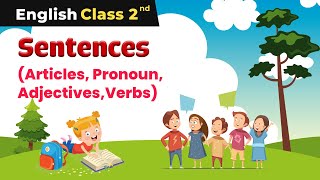 Class 2 English Grammar | Sentences - Pronoun, Adjectives, Verbs screenshot 5