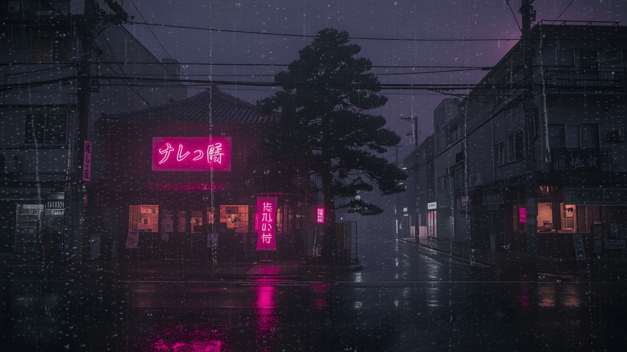 80's Rain Chill — Lofi Music Playlist for Productivity