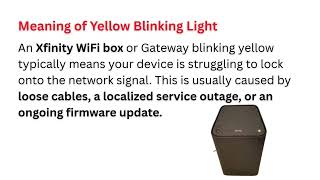 How To Fix Xfinity Wi-Fi Box Blinking Yellow – Meaning, Activation & Connection Fix