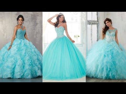 QUINCE DRESSES IN TURQUOISE AQUAMARINE ...