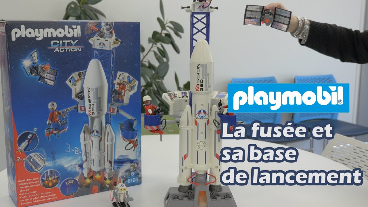 Playmobil Fusée Mars avec plateforme de lancement 9488 