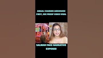 salman fake allegations exposed, See Full proof video, amaal pushed abhishek #bb19 #amaalmalik