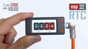 3 Minute Code with Volos : ESP32 RTC , Simple Internet Clock (ep4)