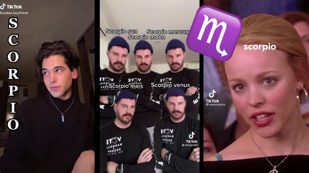 Zodiac Sign Tiktok Compilation | Scorpio Edition