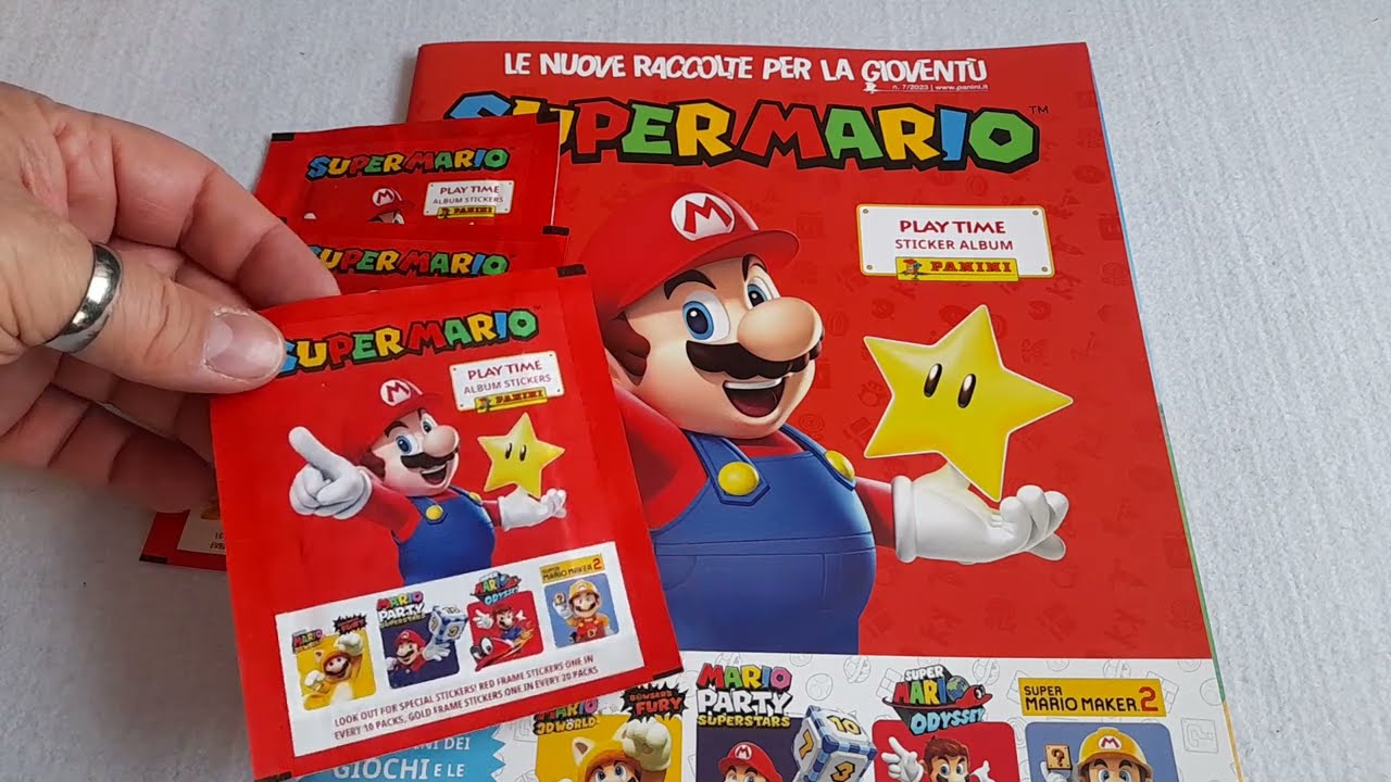 Super Mario the movie, album figurine Panini 2023 