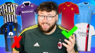 RANKING THE NEW 23/24 SERIE A KITS!! 🇮🇹