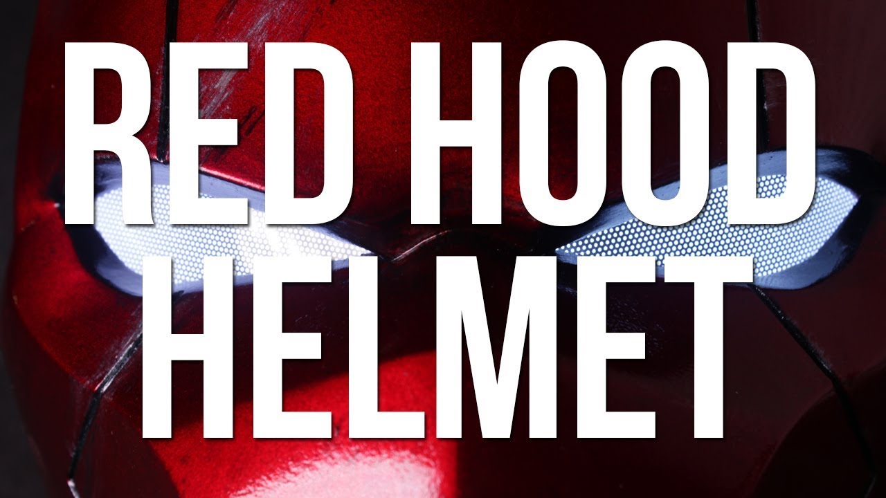 Red Hood Helmet Build Creality Coupon Code YouTube