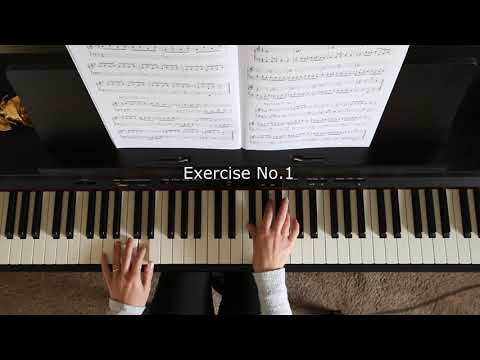 Oscar Peterson Jazz Exercises - Learn Jazz piano მარტივი ჯაზის სავარჯიშოები