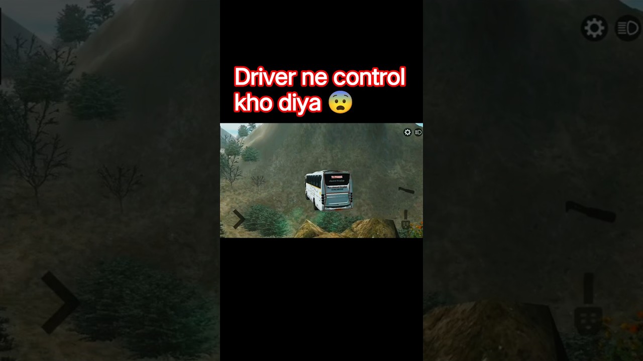 😱 | Dangerous Mountain Road | Bus Game 