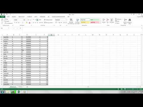 Video: Sådan Tilføjes Rækker I En Tabel I Excel