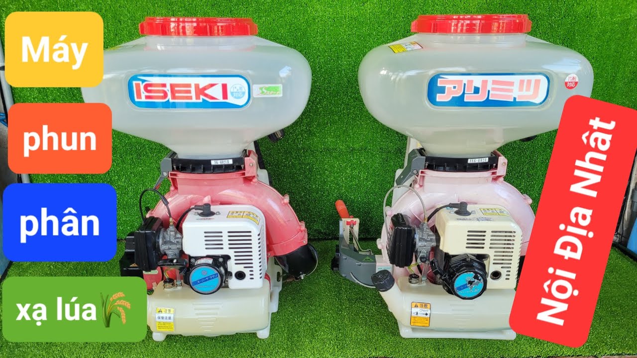 10/1🥰 Máy phun phân xạ lúa🌾Isaki + Arimitsu 60cc 💖thùng 25 lít😘 Hàng nhật bãi😊🫰