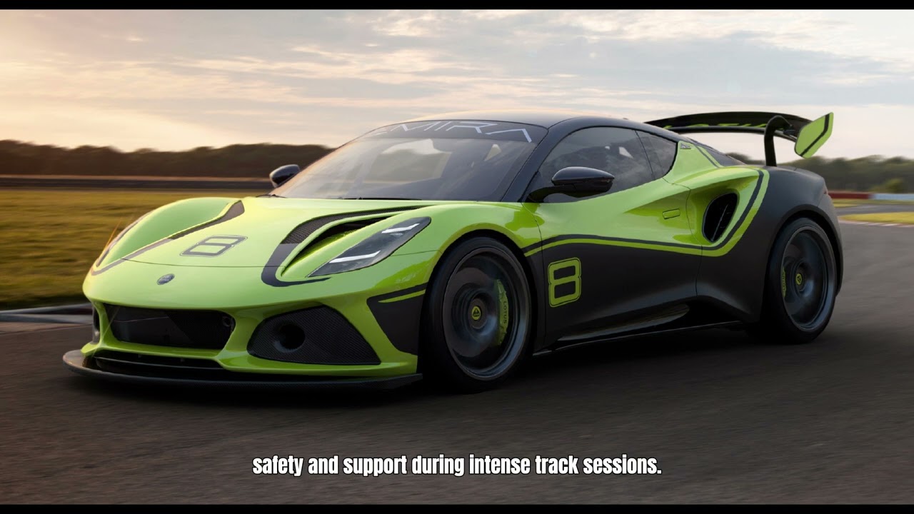 Lotus Emira GT4 2023 года: гоночный болид мощностью 455 л.с., готовый покорять трассы.