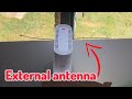 ZTE router antenna install and testing