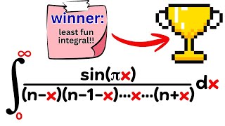 the gnarliest integral on the channel in a long time....