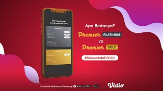 Vidio Premier Platinum dan Gold, Apasih Bedanya? | Vidio