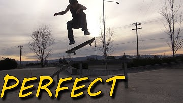 ABSOLUTELY PERFECT NOLLIE HARDFLIP BOARDSLIDE!!!