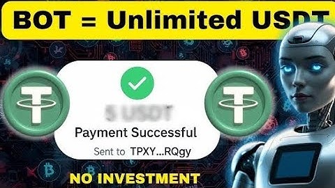 I earn $2 USDT 🤑 Official Telegram USDT Bot / New Telegram Tether Bot/Perform Task & Stake USDT