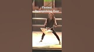 Fastest Guitar Play Ever | Fastest Downpicking Ever | James Hetfield At his Peak | Metallica 1986