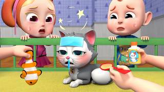 Download Lagu Kucing Sakit 😢 Kita Obati Bersama 🩹 | Boo Boo Song | Lagu Anak | Rosoo Bahasa Indonesia