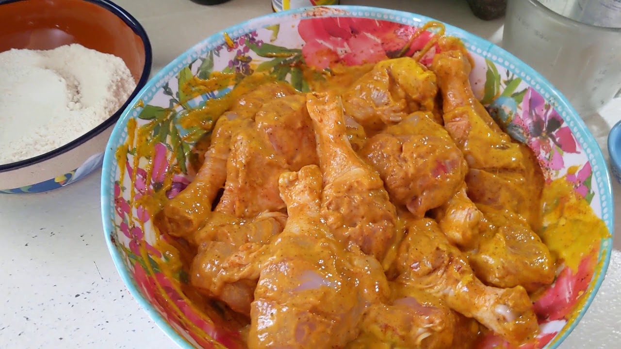 Pollo Dorado con Mostaza.