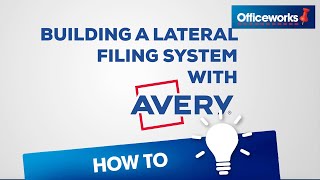 How to Build a Lateral Filing System with Avery