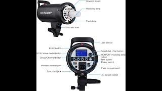 Godox 2 x SK400II 800Ws Strobe Flash Light Monolight Kit for Studio Photography, Includes Light Stan screenshot 5