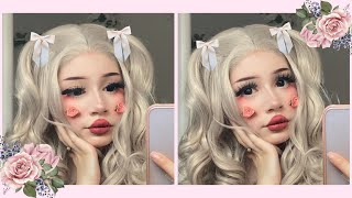 ꒱࿐♡ ˚🎀.*ೃ  cute babydoll makeup look ꒱࿐♡ ˚🎀.*ೃ