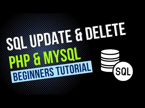 05 SQL Delete and Update | PHP & MYSQL Tutorial | Tagalog
