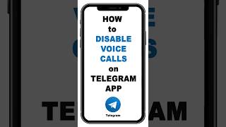 #howto #disable #voicecalls on #telegramapp #howto #disable #voicecalls on #telegramapp
