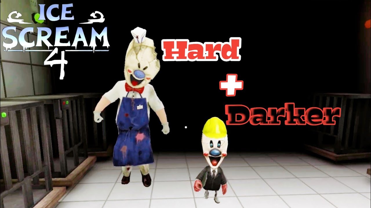 Ice Scream 4 Hard + Darker Mode | Ice Scream 4