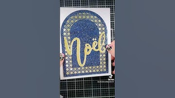 #SHORTS Shaker Card, but make it mail friendly.... #interactivecard #cardmaking