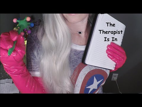 ASMR Gum Chewing Sassy Therapist Role Play | Whispered