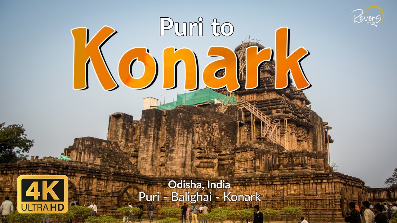 Puri to Konark | Malatipatpur, Balighai, Ramachandi, Chandrabhaga | Konark Sun Temple | 4K Drive