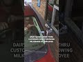 Dairy Queen drive-thru customer seen throwing milkshake at employee