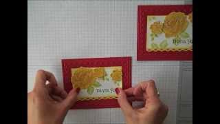 Simply Simple FLASH CARD Stipple Blossom Thank You card by Connie Stewart