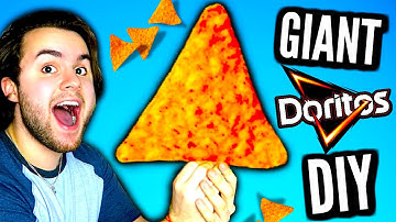 DIY Giant Doritos | How To Make HUGE Edible Dorito | Biggest Chips In The World!