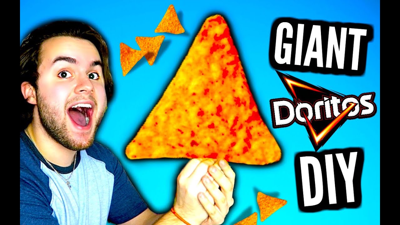 DIY Giant Doritos | How To Make HUGE Edible Dorito | Biggest Chips In The  World! - YouTube